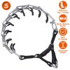 Adjustable Dog Choke Collar Training Chain Dog Necklace with Buckle