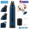Dog Nail Grinder 2 Speeds Quiet USB Rechargeable Professional Cordless Grooming & Smoothing Claw Care