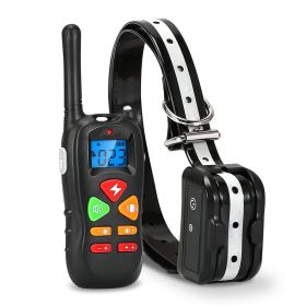 Dog Training Collar with Remote 1640ft Remote Waterproof 300mAh Rechargeable Trainer with LED Light Beep