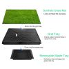 Dog Potty Training Artificial Grass Pad Loo Tray Turf For Dogs Indoor Outdoor Use