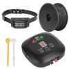 Pet Containment System with 9 Adjustable Levels IPX8 Waterproof Rechargeable Receiver Underground Fence