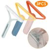 3Pcs Portable Lint Remover Reusable Double Sided  Shaver Carpet Fuzz Carpet Scraper Couch Mat