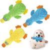 3Pcs Duck-Shaped Dog Plush Toy With Squeaky Ball Crinkle Paper Cute Aggressive Chewer