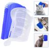Dog Corner Groomer Wall Corner Massage Combs Pet Grooming Brush Massager for Long Short Fur Dogs/Horses