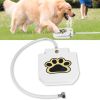Dog Water Fountain Outdoor Dog Pet Water Dispenser Step-on Activated Sprinkler w/ Interactive Paw Pedal Valve