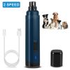 Dog Nail Grinder 2 Speeds Quiet USB Rechargeable Professional Cordless Grooming & Smoothing Claw Care