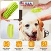 Dog Bath Brush Anti-Skid Pet Grooming Shower Bath Silicone Massage Comb For Long & Short Hair