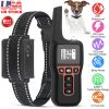 3280FT Dog Training Collar IP67 Waterproof Pet Beep Vibration 3 Channels Rechargeable