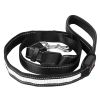5FT Light Up Dog Leash LED Dog Leash with 9 Light Colors IPX7 Waterproof USB Rechargeable