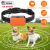 Electric Dog Training Collar Receiver IP67 Waterproof Shock Vibration Beep Mode Anti-Bark Deterrent Fence System