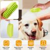 Dog Bath Brush Anti-Skid Pet Grooming Shower Bath Silicone Massage Comb For Long & Short Hair