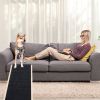 Foldable Wooden Dog Ramp for High Beds Non Slip Dual Heights Adjustable Pet Ramp for Couch Car 61LBS Load