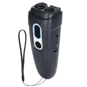 Ultrasonic Anti Barking Device Rechargeable Handheld Deterrent with 4 Modes LED Flashlight