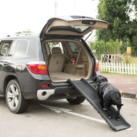 Foldable Pet Ramp Dog Car Ramp 176lbs Load Non-Skid Outdoor Travel Dog Ramp for Cars SUVs Trucks