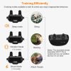 Dog Bark Collar IP67 Waterproof Rechargeable Training Receiver with Shock 9 Levels 1640ft Remote Range