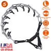 Adjustable Dog Choke Collar Training Chain Dog Necklace with Buckle