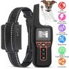 3280FT Dog Training Collar IP67 Waterproof Pet Beep Vibration 3 Channels Rechargeable