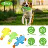3Pcs Duck-Shaped Dog Plush Toy With Squeaky Ball Crinkle Paper Cute Aggressive Chewer