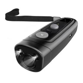 Ultrasonic Dog Anti-Bark Device 2 in 1 Rechargeable 32ft LED Light 2 Mode Dog Whistle