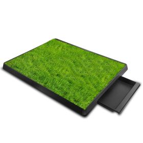 Dog Potty Training Artificial Grass Pad Loo Tray Turf For Dogs Indoor Outdoor Use