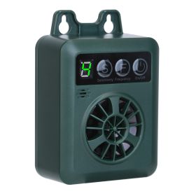 Ultrasonic Anti-barking Device 49.2Feet Sensing th 4 Ultrasonic Frequency Levels Indoor Outdoor Dog Bark C