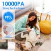 Professional Pet Hair Grooming Vacuuming Kit with 7 Grooming Tools Dog Clipper Low Noise Hair Remover
