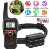3280FT Dog Training Collar IP67 Waterproof Pet Beep Vibration 3 Channels Rechargeable