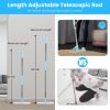 Pet Hair Removal Rake With 54.33in Adjustable Telescopic Rod Multi-Fabric Dog For Carpet Rug Clothes Couch