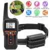 3280FT Dog Training Collar IP67 Waterproof Pet Beep Vibration 3 Channels Rechargeable