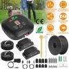 Pet Containment System with 9 Adjustable Levels 2 Recivers IPX8 Waterproof Rechargeable Underground Fence