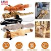 5Pcs Multi-Color Squeaky No Stuffing Dog ToysTeething Training Interactive for Aggressive Chewers