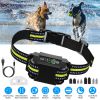 Dog Bark Collar Rechargeable Waterproof Static Stimulation Bark Stopper Automatic with 6 Intensity Dual Modes