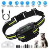 Dog Bark Collar Rechargeable Waterproof Static Stimulation Bark Stopper Automatic with 6 Intensity Dual Modes