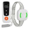 Electric Remote Training Collar IP67 Waterproof Rechargeable Dog Beep Vibration Shock 2624FT Range Fit
