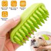 Dog Bath Brush Anti-Skid Pet Grooming Shower Bath Silicone Massage Comb For Long & Short Hair