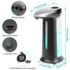 Automatic Soap Dispenser 16.9OZ Anti-slip Sensor Refillable Hand 2 Drop Volume Adjustment