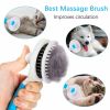 Self Cleaning Slicker Brushes for Dogs Grooming Brush Tool Gently Removes Loose Undercoat; pet grooming