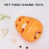 Interactive Dog Chew Toy Halloween Pumpkin Shaped, Treat-Dispensing Funnel Toy