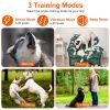 Electric Remote Training Collar IP67 Waterproof Rechargeable Dog Beep Vibration Shock 2624FT Range Fit