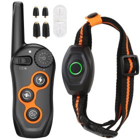 IPX7 Waterproof Dog Training Collar with Remote Rechargeable for Dogs Beep Vibration Shock
