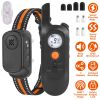 984FT Dog Training Collar IP65 Waterproof 3 Channels Rechargeable Transmitter Receiver Trainer with Recording