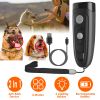 Ultrasonic Dog Anti-Bark Device 2 in 1 Rechargeable 32ft LED Light 2 Mode Dog Whistle