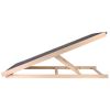 Foldable Wooden Dog Ramp for High Beds Non Slip 4 Heights Adjustable Pet for Couch Car SUV 176LBS Load