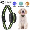 Anti-Bark Dog Collar IP67 Waterproof Beep Shock Rechargeable Pet Training Device w/ 7 Adjustable Sensitivity