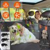 Dog Car Seat Cover For Back Seat Waterproof Oxford Cloth Seat Cover Non-Slip Scratchproof