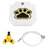 Dog Water Fountain Outdoor Dog Pet Water Dispenser Step-on Activated Sprinkler w/ Interactive Paw Pedal Valve