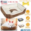 Pet Dog Bed Soft Warm Fleece Puppy Cozy Nest Sofa Bed Cushion Mat For S/M Dog