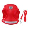 Reflective Mesh Harness Dog Leash Set