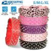 Dog Leather Collar Spiked Studded