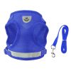 Reflective Mesh Harness Dog Leash Set